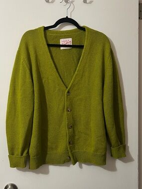 Gross green cardigan synthetic material size 1x